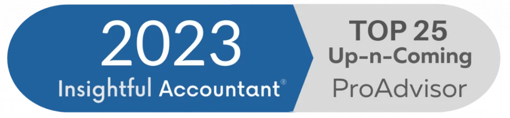 2023 Top 25 Up-n-Coming ProAdvisor logo